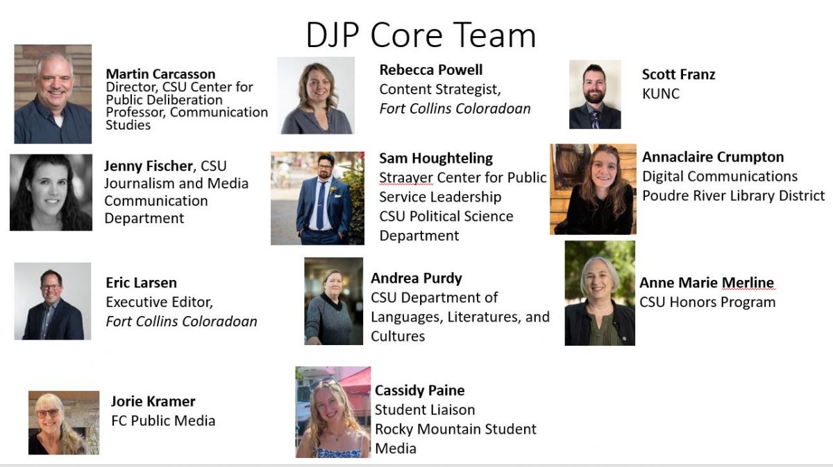 Deliberative Journalism Project - Center for Public Deliberation